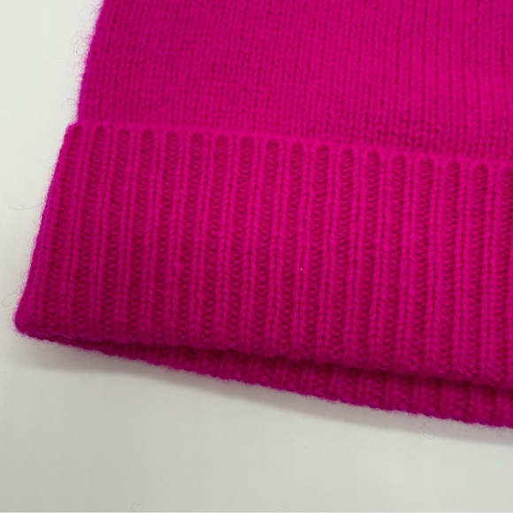 Charter Club Luxury 100% Cashmere Hat – Fierce Pink – One Size MSRP $80 - Picture 2 of 3